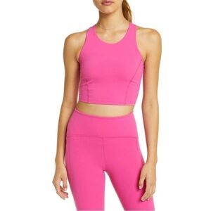 NWT Zella Studio Luxe Support Tank In Pink Rouge